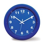 Ficha técnica e caractérísticas do produto Relógio de Parede Master 30cm Azul - Relobraz