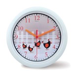 Ficha técnica e caractérísticas do produto Relógio de Parede Master Angola 30Cm Branco - Relobraz