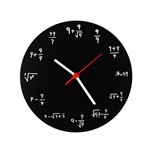 Relógio de Parede Matemático Fórmula 9 - Fabrica Geek