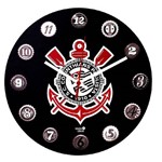 Ficha técnica e caractérísticas do produto Relógio de Parede Mdf 30x30 - Corinthians