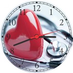 Ficha técnica e caractérísticas do produto Relógio de Parede Medicina Médicos Consultórios Salas Decorar - Vital Quadros