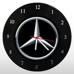 Ficha técnica e caractérísticas do produto Relógio de Parede - Mercedes - em Disco de Vinil - Mr. Rock - Marca
