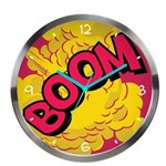Ficha técnica e caractérísticas do produto Relógio de Parede Metal - DC Boom Colorido