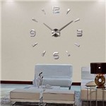Ficha técnica e caractérísticas do produto Relógio de Parede Metal Decorativo 3d - Muhsein