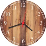Ficha técnica e caractérísticas do produto Relógio de Parede Modelo Rústico Decorar - Vital Quadros