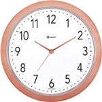 Ficha técnica e caractérísticas do produto Relógio de Parede Moderno 28 Cm Rosé Herweg 660074-309