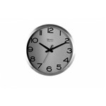 Ficha técnica e caractérísticas do produto Relógio de Parede Moderno Analógico 35cm de Diâmetro a Bateria 1,5v Aro em Alumínio Escovado Herweg