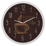 Ficha técnica e caractérísticas do produto Relógio De Parede Moderno Cozinha Café Xícara Herweg Ref - 660014 ( 1 Ano de Garantia )