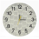 Ficha técnica e caractérísticas do produto Relógio de Parede Moderno Decorativo 25x25 Desenhado Sala - Tocdecor