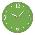 Ficha técnica e caractérísticas do produto Relógio de Parede Moderno Delta Master Verde