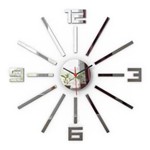 Relógio Parede Espelho Moderno 35cm De Diâmetro