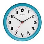 Ficha técnica e caractérísticas do produto Relógio de Parede Moderno Herweg Turquesa Pantone 6102-267