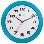 Ficha técnica e caractérísticas do produto Relógio de Parede Moderno Herweg Turquesa Pantone 6103-267