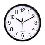 Relógio de Parede Moldura Colorida 27 Cm Mundial PRETO