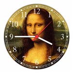 Ficha técnica e caractérísticas do produto Relógio de Parede Mona Lisa Decoração Quartz - Vital Quadros