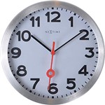 Ficha técnica e caractérísticas do produto Relógio de Parede Nextime Station Branco