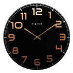 Relógio de Parede Nextine Classy 30Cm Nx225cp Cobre e Preto