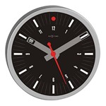 Ficha técnica e caractérísticas do produto Relógio de Parede Nextine Quick Time 38.5Cm Nx186pr Preto