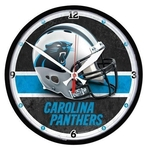 Ficha técnica e caractérísticas do produto Relógio de Parede NFL Carolina Panthers 32cm