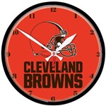 Ficha técnica e caractérísticas do produto Relógio de Parede NFL Cleveland Browns 32cm - Wincraft