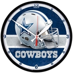 Ficha técnica e caractérísticas do produto Relógio de Parede NFL Dallas Cowboys 32cm