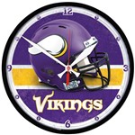 Ficha técnica e caractérísticas do produto Relógio de Parede NFL Minnesota Vikings 32cm - Wincraft