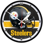 Ficha técnica e caractérísticas do produto Relógio de Parede NFL Pittsburgh Steelers 32cm