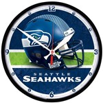 Ficha técnica e caractérísticas do produto Relógio de Parede NFL Seattle Seahawks 32cm - Wincraft