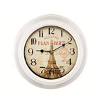 Ficha técnica e caractérísticas do produto Relógio de Parede Nouveau 5474 27cm Branco