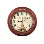 Ficha técnica e caractérísticas do produto Relógio de Parede Nouveau 5476 27cm Vermelho