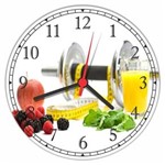 Relógio de Parede Nutricionista Nutrição Decorações