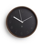 Relógio de Parede ou Mesa Rimwood 27 Cm Nogueira Envelhecida