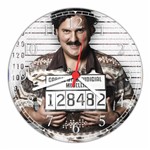 Relógio de Parede Pablo Escobar Decoração Quartz - Vital Quadros