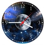 Ficha técnica e caractérísticas do produto Relógio de Parede Paisagens Estrelas Lua Noite - Vital Quadros