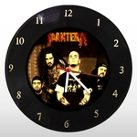 Ficha técnica e caractérísticas do produto Relógio de Parede - Pantera - em Disco de Vinil - Mr. Rock – Thrash Metal