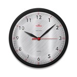 Ficha técnica e caractérísticas do produto Relógio de Parede para Cozinha Redondo Moderno Preto - Plashome