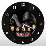 Ficha técnica e caractérísticas do produto Relógio de Parede - Pearl Jam - em Disco de Vinil - Mr. Rock – Grunge