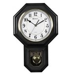 Ficha técnica e caractérísticas do produto Relógio de Parede Pêndulo e Musical Herweg 5304-34