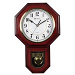 Ficha técnica e caractérísticas do produto Relógio de Parede Pêndulo Musical Herweg 5304-115