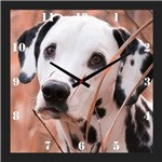Relógio de Parede Personalizado Cachorro Dálmata 30x30cm - Decore Pronto