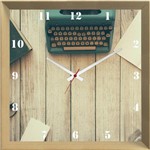 Ficha técnica e caractérísticas do produto Relógio de Parede Personalizado Objetos Antigos 30x30cm - Decore Pronto