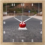 Ficha técnica e caractérísticas do produto Relógio de Parede Personalizado Paisagem Estrada Maçã 30x30cm
