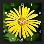 Relógio de Parede Personalizado para Cozinha Flor de Primavera 30x30cm