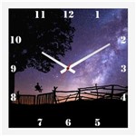 Ficha técnica e caractérísticas do produto Relógio de Parede Personalizado Paraíso Aurora Boreal 30x30cm