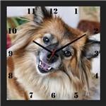 Ficha técnica e caractérísticas do produto Relógio de Parede Personalizado Pet Cachorro Chihuahua 30x30cm - Decore Pronto