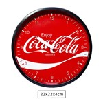 Ficha técnica e caractérísticas do produto Relógio de Parede Plástico Coca-cola - Urban