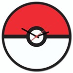 Ficha técnica e caractérísticas do produto Relógio de Parede Poke Ball