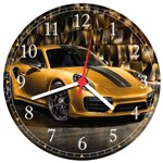Relógio de Parede Porsche Carros Salas Decorar - Vital Quadros