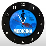 Ficha técnica e caractérísticas do produto Relógio de Parede – Profissão Medicina - em Disco de Vinil - Mr. Rock