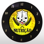 Ficha técnica e caractérísticas do produto Relógio de Parede – Profissão Nutrição - em Disco de Vinil - Mr. Rock